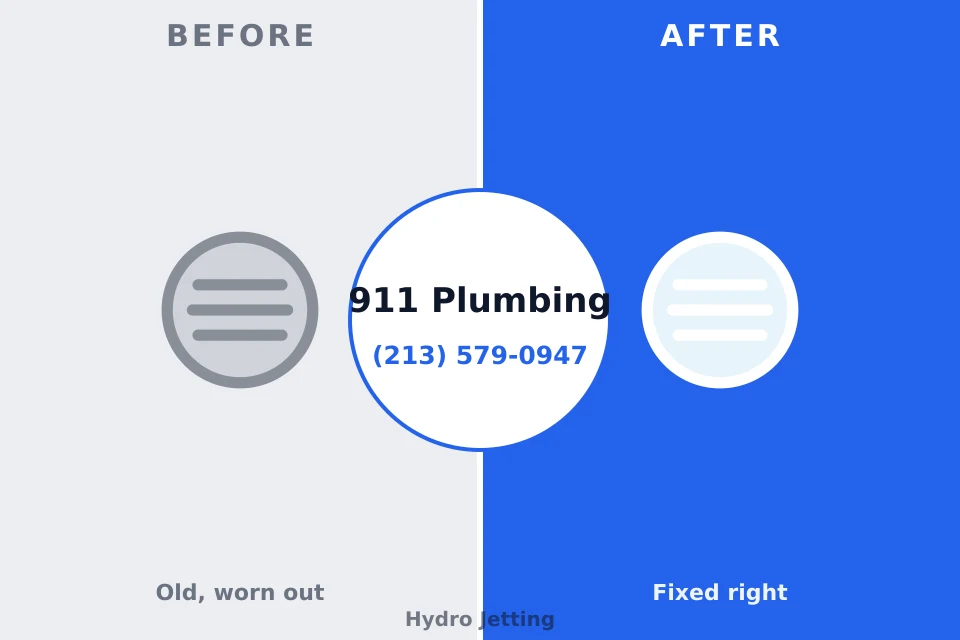 Before and after: plumbing company Naugatuck, CT